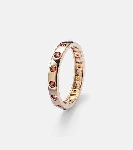 Bague en or 10 ct et grenat - Stone and Strand - Modalova