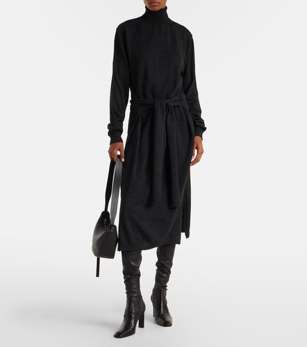 Robe midi en laine mélangée - Lemaire - Modalova