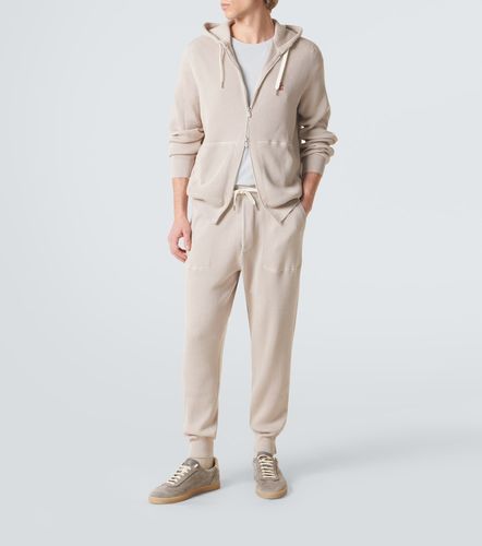 Sweat à capuche en coton à logo - Brunello Cucinelli - Modalova