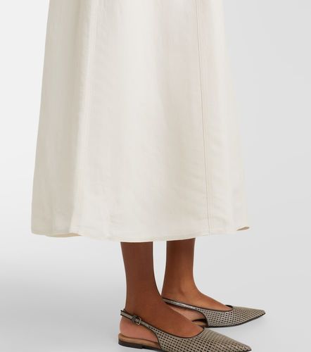 Robe longue en coton et soie - Brunello Cucinelli - Modalova