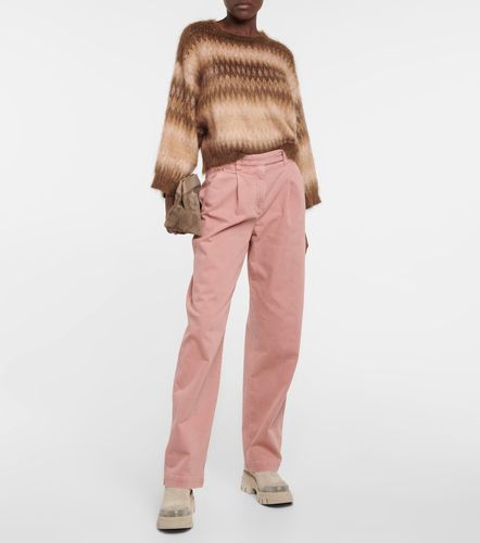 Jean droit à taille haute - Brunello Cucinelli - Modalova