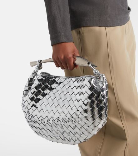 Sac Sardine Intrecciato en cuir métallisé - Bottega Veneta - Modalova