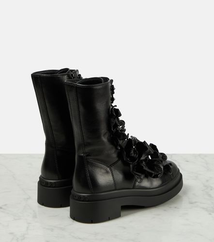 Bottines militaires Nari Flowers en cuir - Jimmy Choo - Modalova