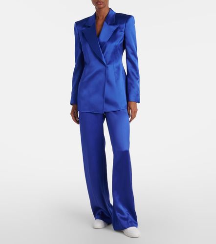 Pantalon ample Norman en tweed de soie - Gabriela Hearst - Modalova