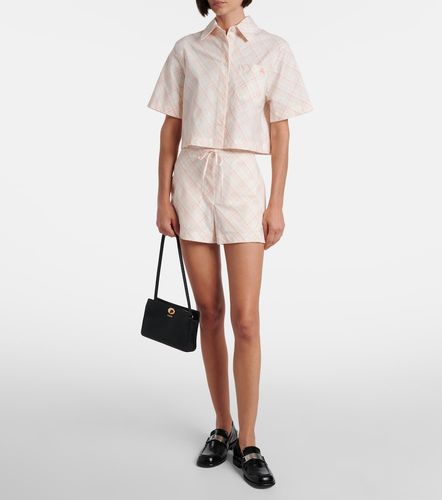 Short Check en coton - Burberry - Modalova