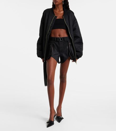 Short cargo à taille basse en coton - Mugler - Modalova