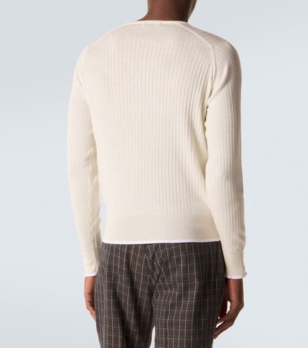 Top Henley Nile en laine et coton mélangés - Wales Bonner - Modalova