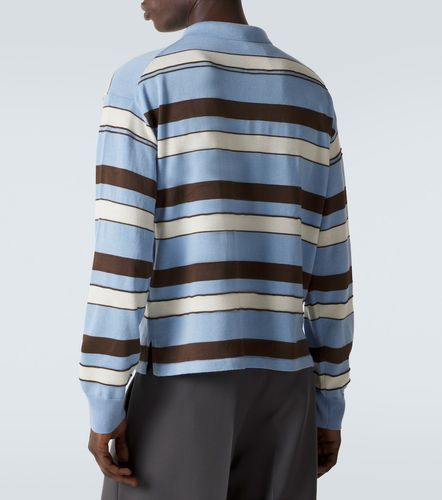 Polo rayé en coton et laine mélangés - JW Anderson - Modalova