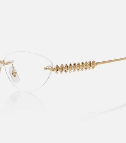 Lunettes Clash de Cartier œil-de-chat - Cartier Eyewear Collection - Modalova