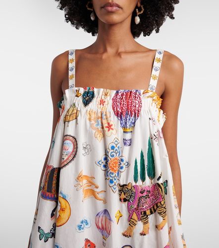 Robe longue imprimée en coton - Camilla - Modalova