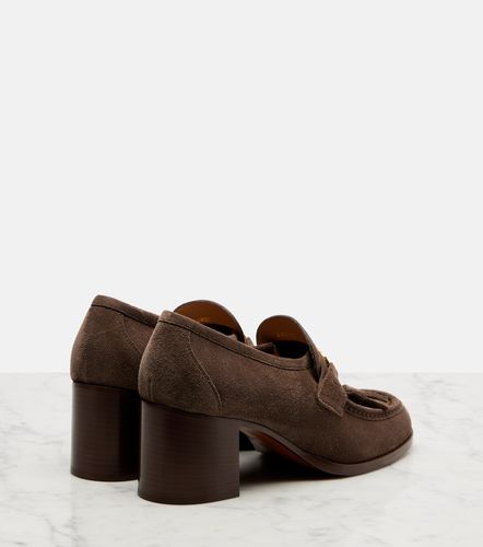 Escarpins VLogo 60 en daim - Valentino Garavani - Modalova