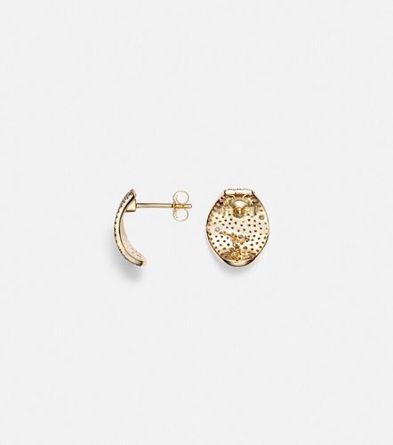 Boucles d'oreilles réversibles en or 14 ct et diamants - Stone and Strand - Modalova