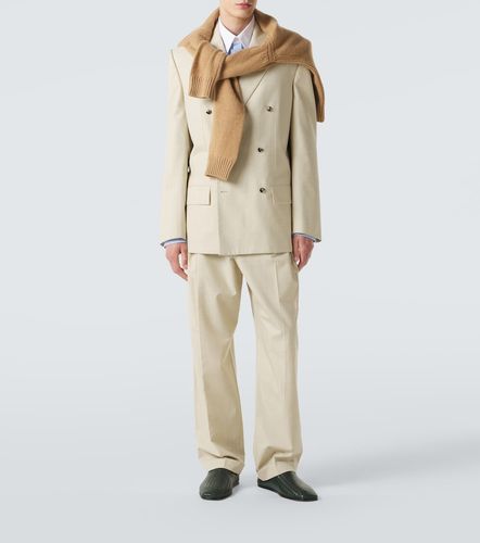 Pantalon de costume en laine et coton - Bottega Veneta - Modalova