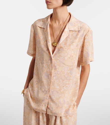 Chloé Chemise de bowling en soie à fleurs - Chloe - Modalova