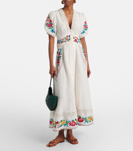 Rixo Robe Novara en lin mélangé - Rixo - Modalova