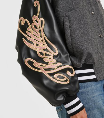 Veste teddy en laine mélangée - The Attico - Modalova