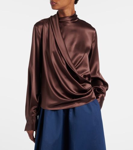 Blouse en soie mélangée - Brunello Cucinelli - Modalova