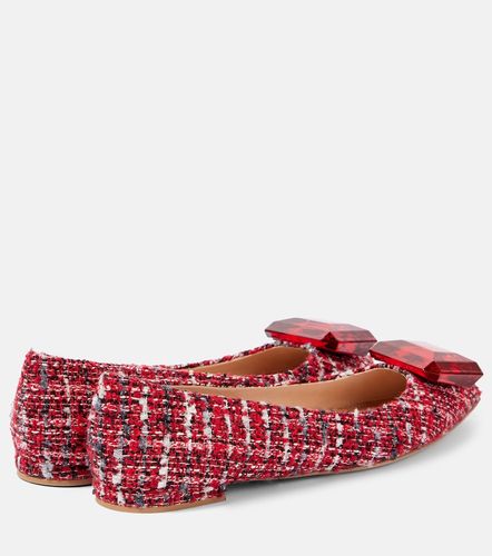 Ballerines en bouclé à ornements - Gianvito Rossi - Modalova