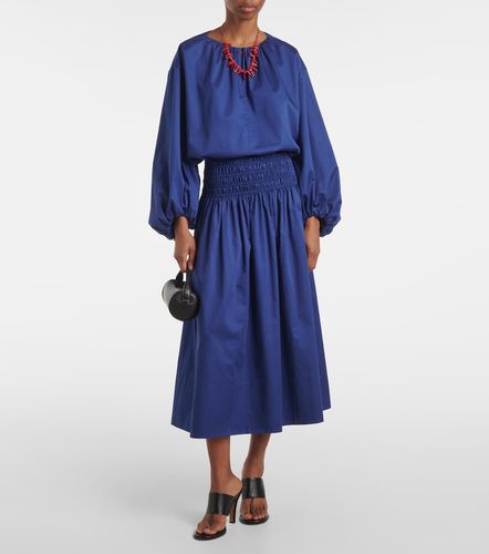 Jupe midi Leonie en satin de coton - Joseph - Modalova