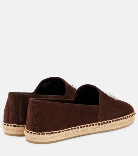 Espadrilles Double T en daim - Tory Burch - Modalova