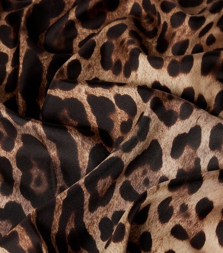 Foulard imprimé en soie - Dolce&Gabbana - Modalova