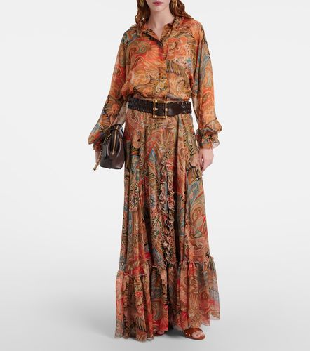 Etro Jupe longue imprimée en soie - Etro - Modalova