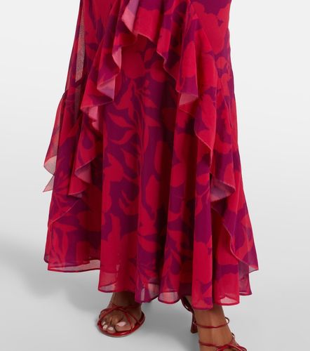 Robe longue à imprimé - Self-Portrait - Modalova
