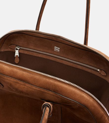 Sac bowling Vivant Large en daim - Miu Miu - Modalova