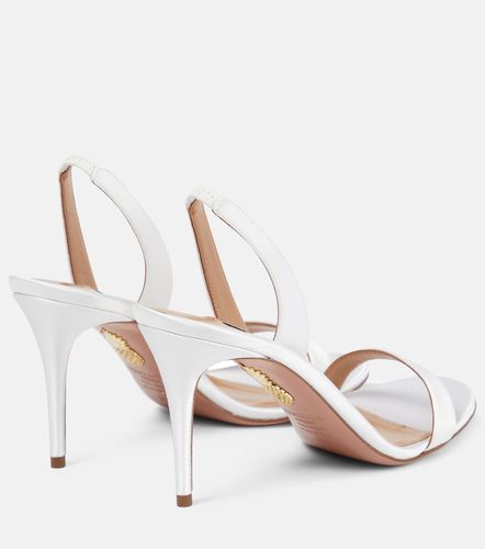 Sandales So Nude 85 en satin - Aquazzura - Modalova