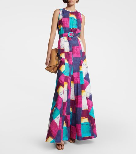 Robe longue Elliot en coton mélangé - Diane von Furstenberg - Modalova