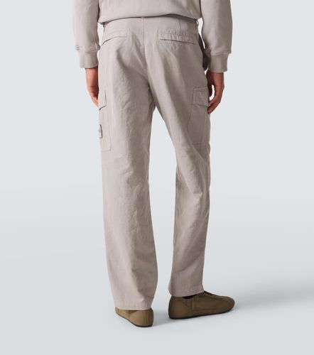 Pantalon cargo en coton et lin - Stone Island - Modalova