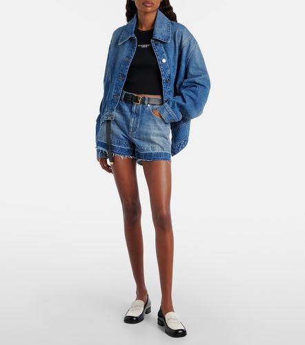 Short en denim à taille mi-haute - Givenchy - Modalova
