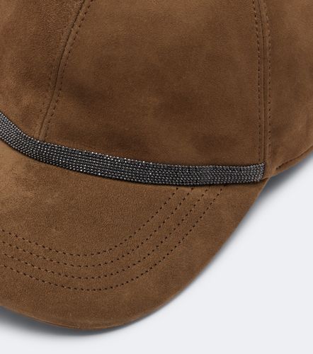 Casquette Monili en daim - Brunello Cucinelli - Modalova