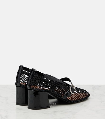 Alaïa Escarpins Mary Jane en résille et cuir - Alaia - Modalova