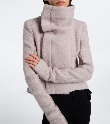 Veste asymétrique en alpaga mélangé - Rick Owens - Modalova