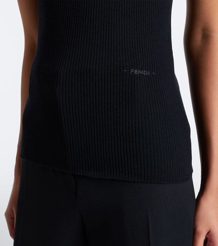 Fendi Polo en laine mélangée - Fendi - Modalova