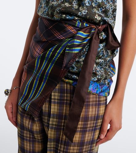 Top en sergé de soie à imprimé - Dries Van Noten - Modalova