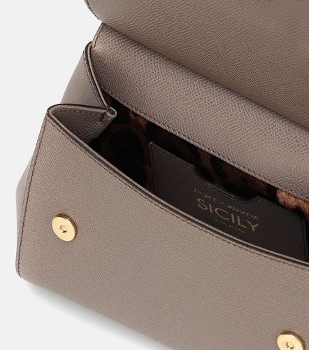 Sac à bandoulière Sicily Small en cuir - Dolce&Gabbana - Modalova