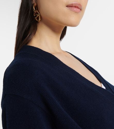 Cardigan en laine vierge à détail chaîne - Valentino - Modalova