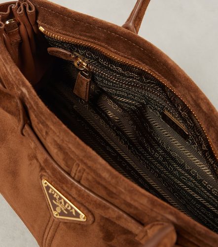 Sac Bonnie Medium en daim - Prada - Modalova