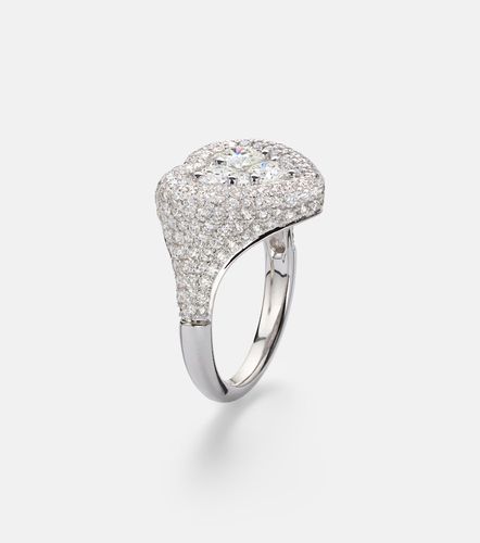 Bague Manaal en or blanc 18 ct et diamants - Kamyen - Modalova
