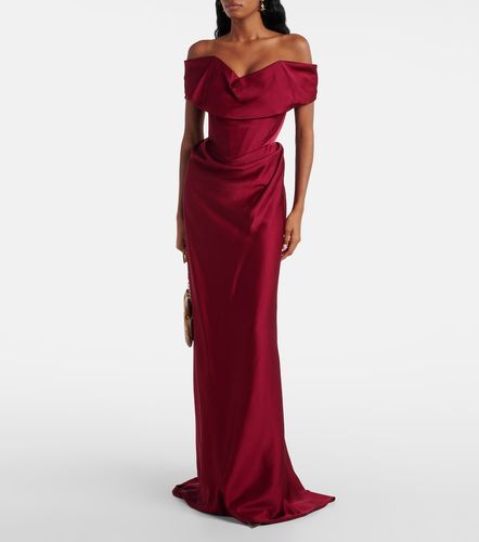 Robe longue Nova Cocotte en satin - Vivienne Westwood - Modalova