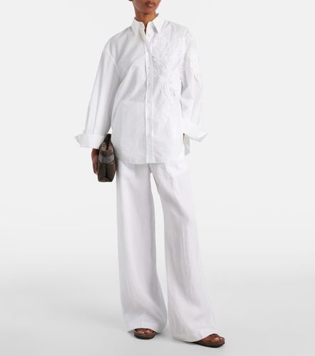 Pantalon ample en coton - Brunello Cucinelli - Modalova