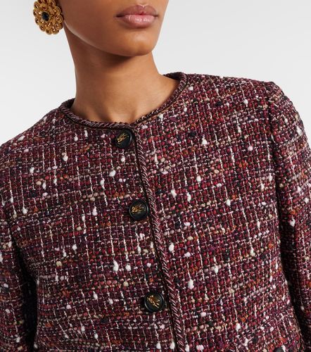 Veste raccourcie en bouclé de coton mélangé - Etro - Modalova
