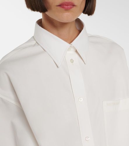 Chemise en coton et popeline de soie - Balenciaga - Modalova
