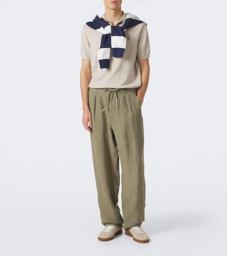 Pantalon droit en lin - Polo Ralph Lauren - Modalova