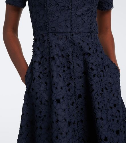 Robe midi Kitsu en coton à broderies anglaises - Rebecca Vallance - Modalova