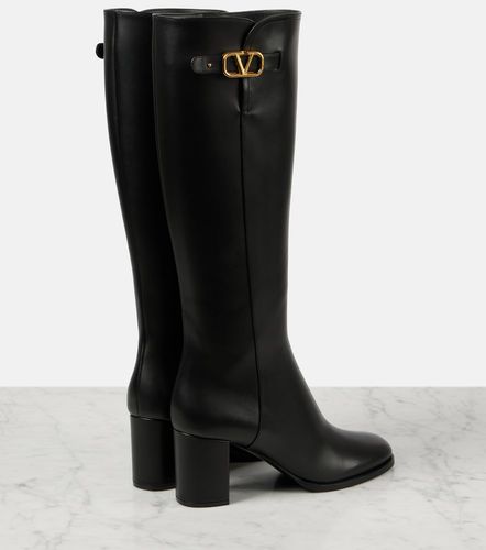 Bottes VLogo Signature en cuir - Valentino Garavani - Modalova