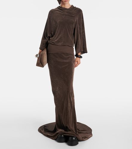 Jupe longue Coda en velours - Rick Owens - Modalova