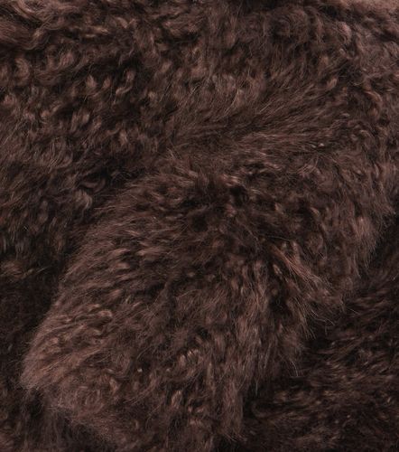 Écharpe en shearling et laine - Yves Salomon - Modalova